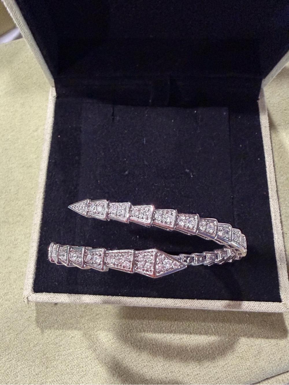 Serpenti Crystal Wrap Bracelet 18k $25,000